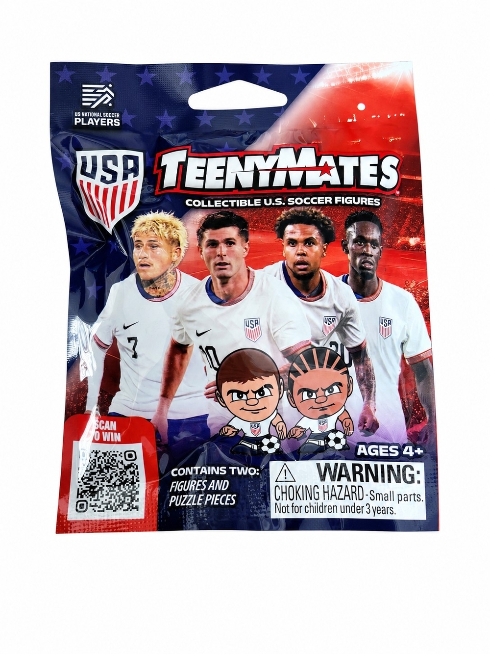NWT USA Soccer Christian Pulisic #10 Youth XL (16/18) T-Shirt + TeenyMates - Picture 6 of 6